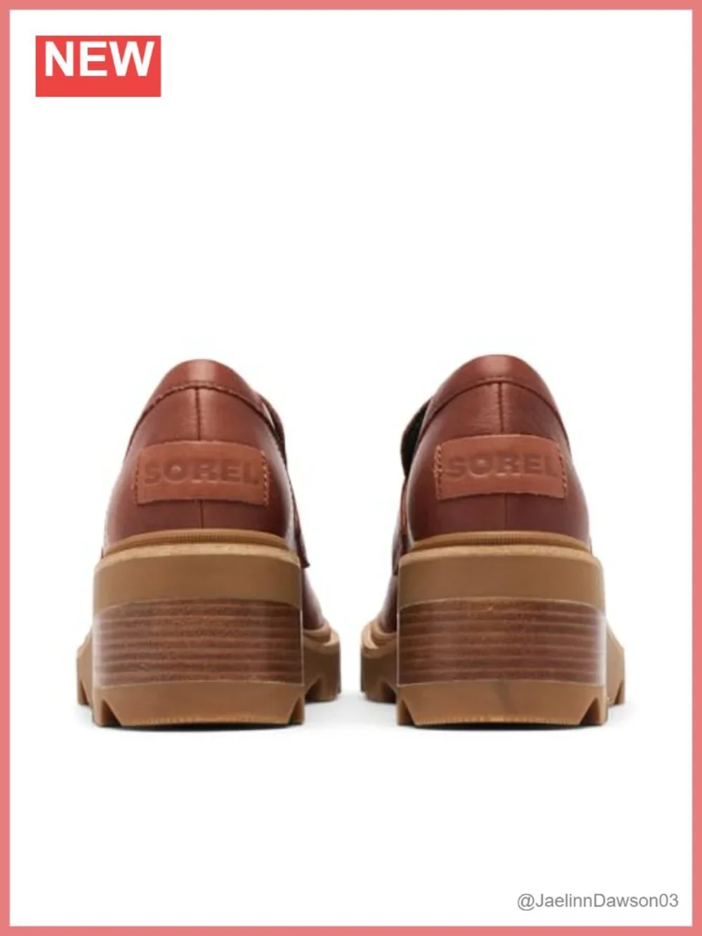 Sorel Joan City Loafer Waterproof Leather Canvas Women's Slip-On